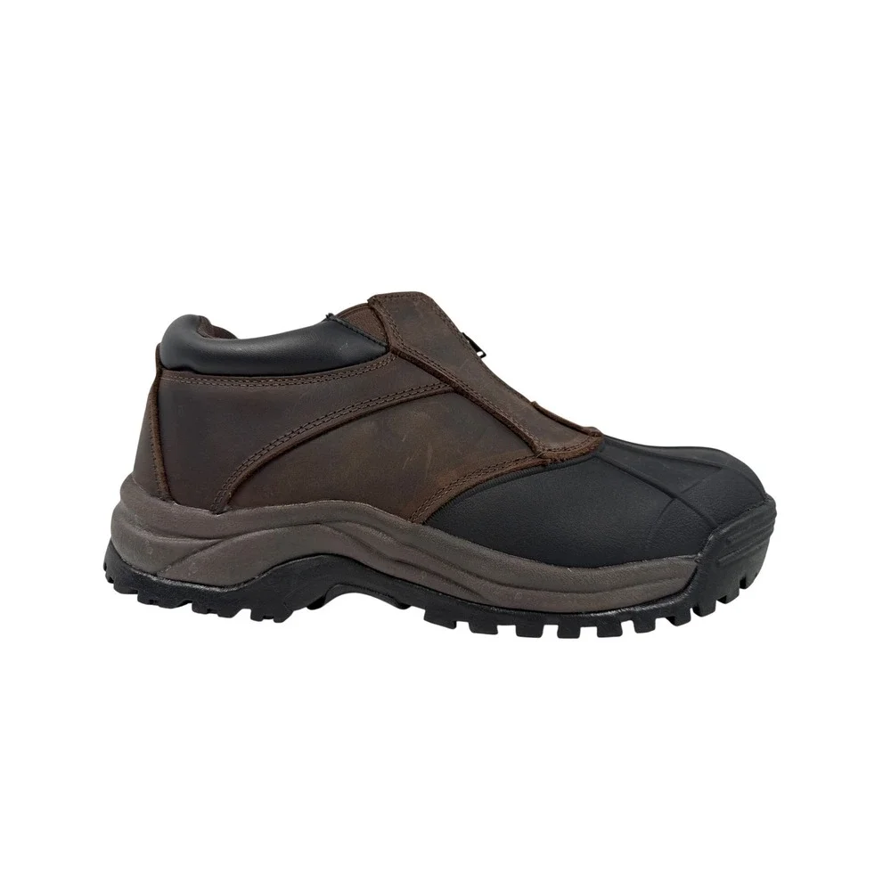 Propet Blizzard Snow Rain Shoes Mens 10 Extra Wide 3E WP Leather Insulated Zip